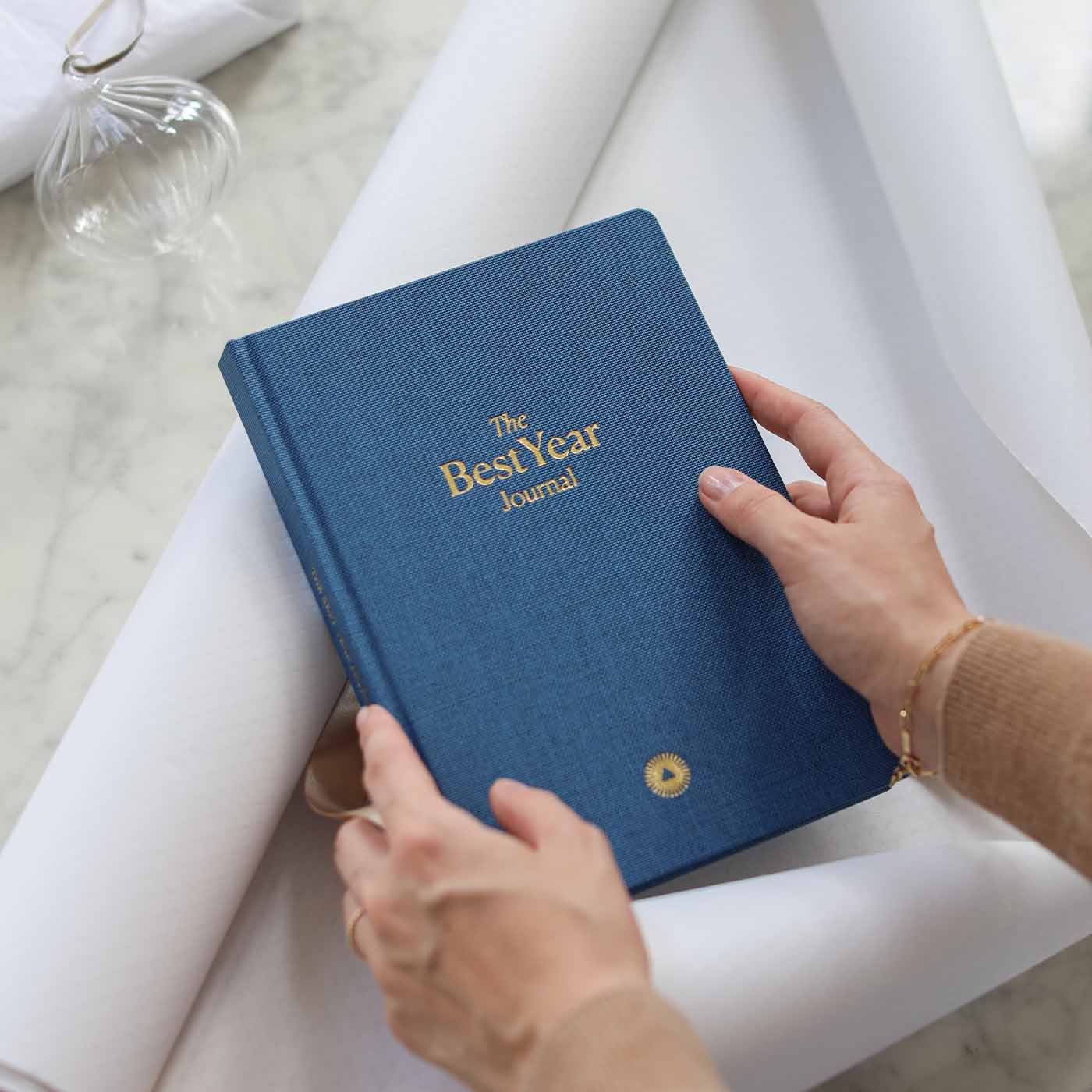 Intelligent Change - Wholesale Journal/Diary - Best Year Journal Blue | Guided 12-month planner goals1