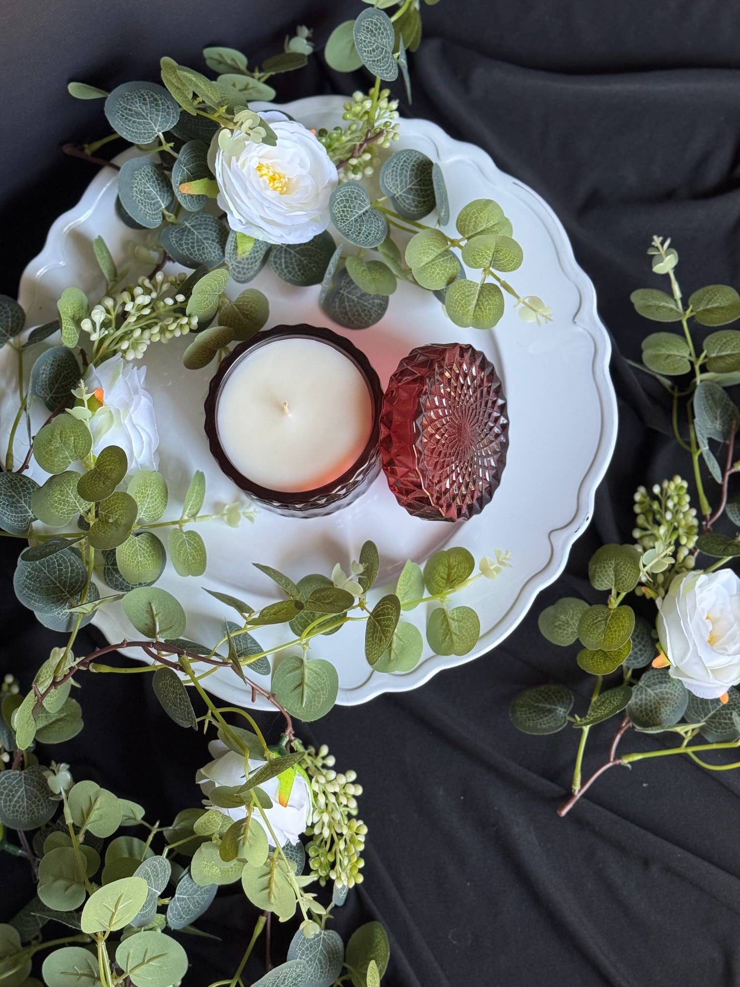 Blue Collar Babe Candles - Vente Bougie en bocal - Bougies en cire de soja 7oz en verre cristal haut de gamme - Plus de 40 heures de combustion2