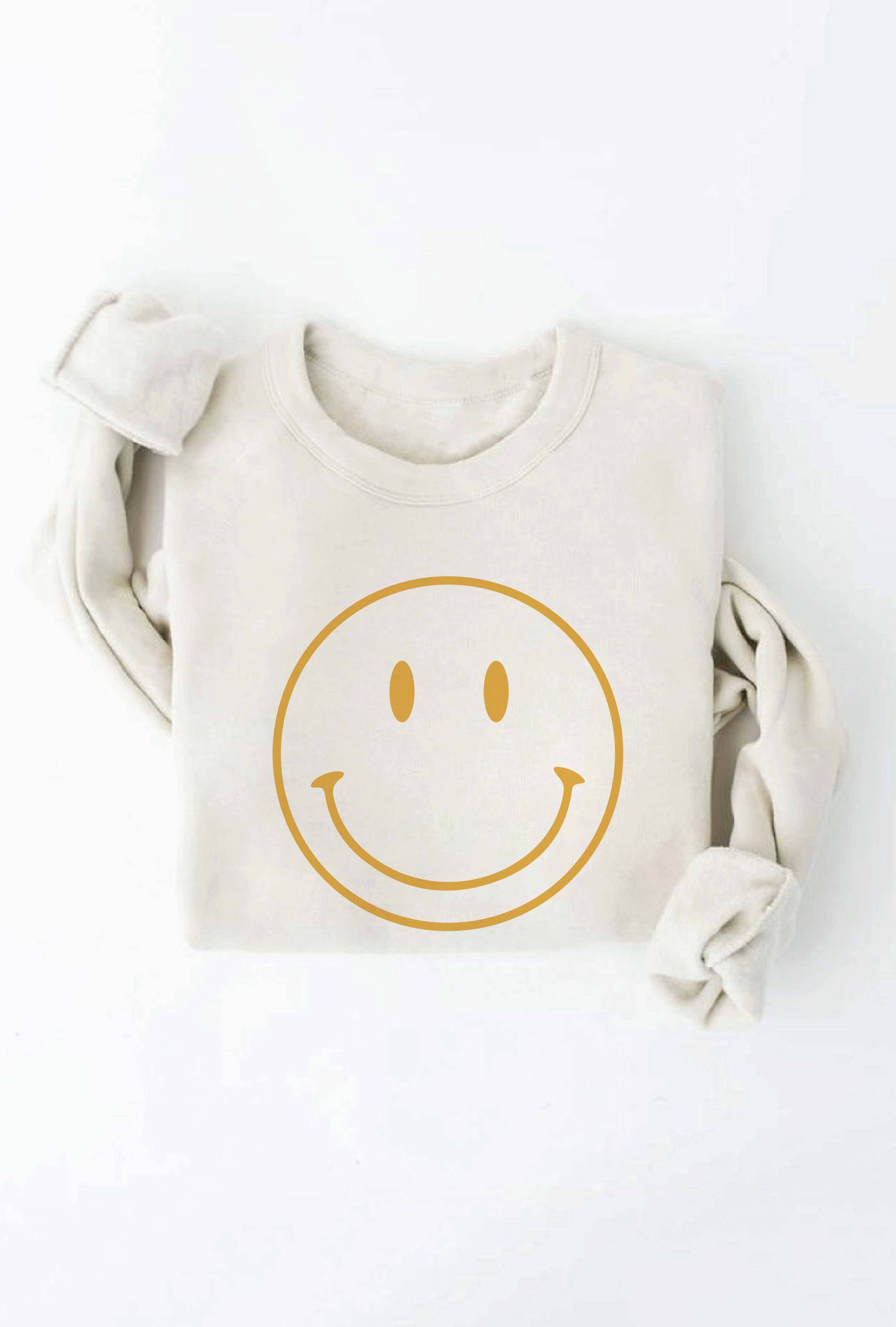 OAT COLLECTIVE - Vente Sweat-shirt à imprimés – femme - Sweat-shirt graphique SMILEY FACE15