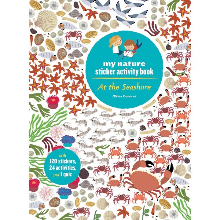 Chronicle Books - Wholesale Coloring & Activity Book - Kids & Baby - At the Seashore: My Nature Stkr Act Bk