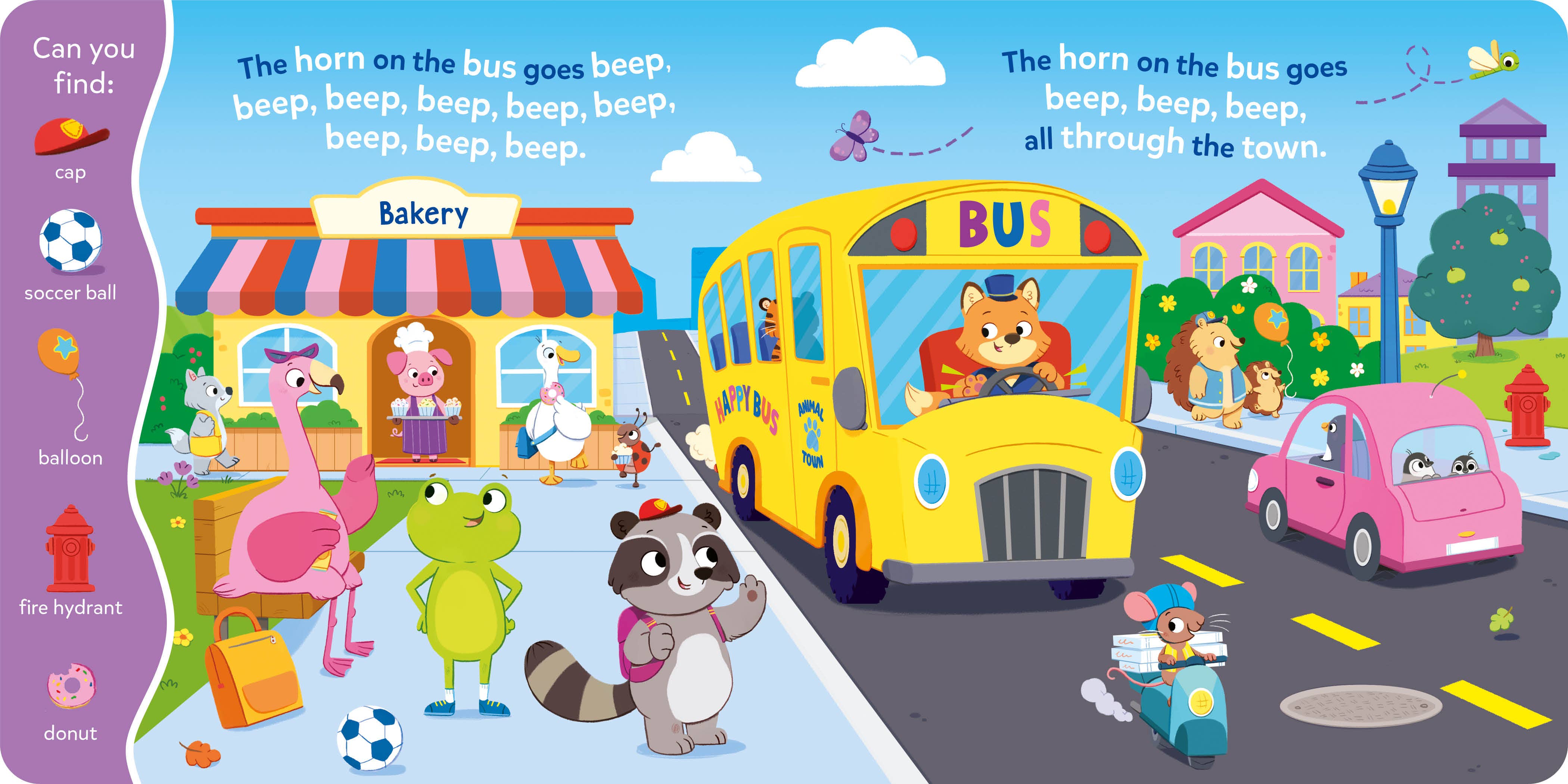 Kidsbooks Publishing - Wholesale Baby & Toddler Book (0-2) - Search & Find Wheels on the Bus: 6-Button Sound Book4
