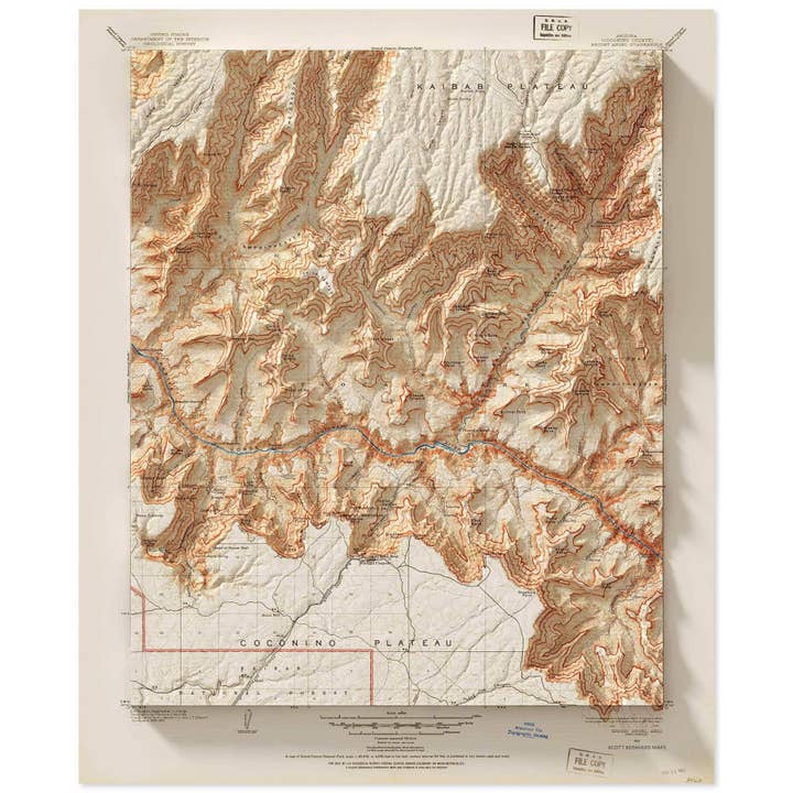 Grand Canyon for wholesale by Scott Reinhard Maps