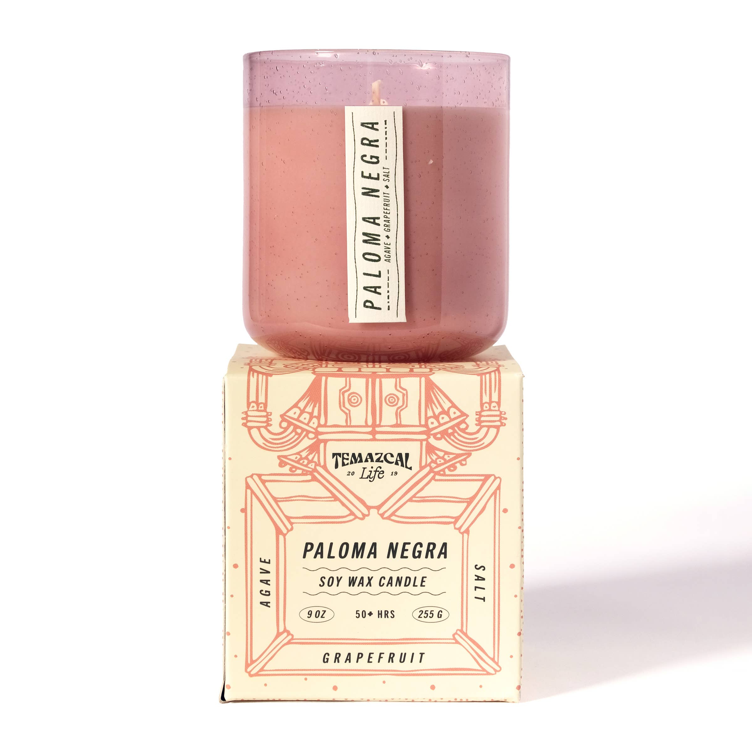 Temazcal Life® - Wholesale Jar/Filled Candle - Paloma Negra Soy Candle Jar | Grapefruit Agave | 9 oz3