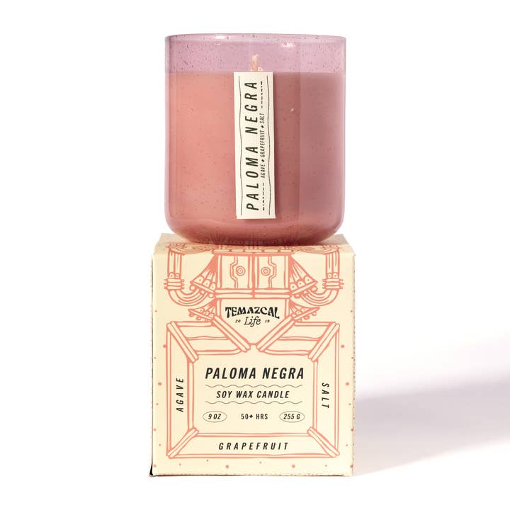 Temazcal Life® - Wholesale Jar/Filled Candle - Paloma Negra Soy Candle Jar | Grapefruit Agave | 9 oz3