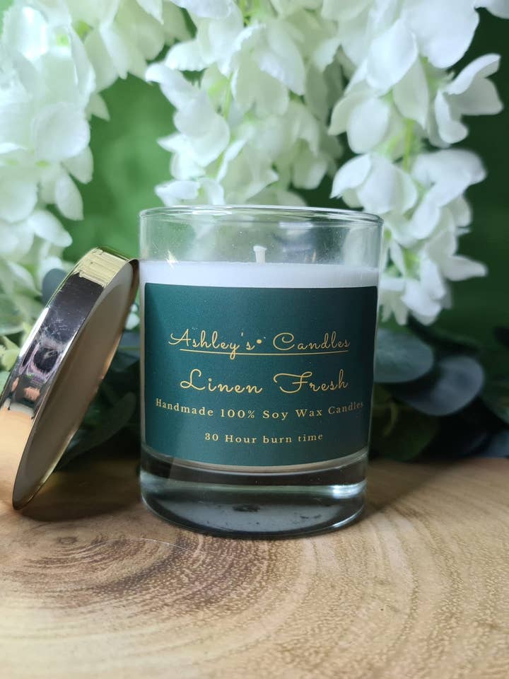 Linen Fresh Candle for wholesale by Ashley's Candles
