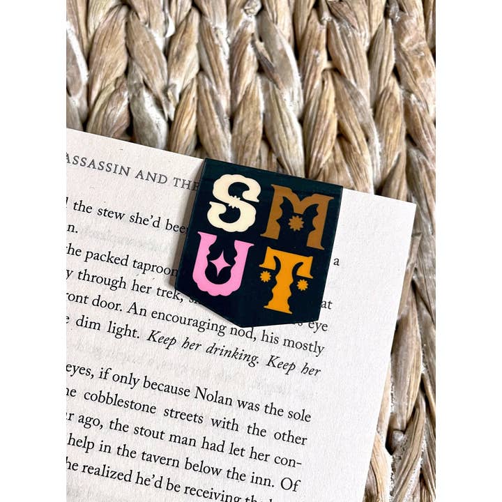 YGG Threads - Wholesale Bookmark - Smut Spicy Romance Lover Typography | Magnetic Bookmark