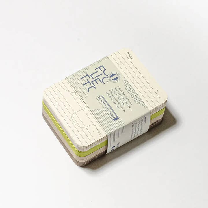 Foglietto - Wholesale Stationery/Notecard Set - Go with the flow - Deck of A7 memo cards8