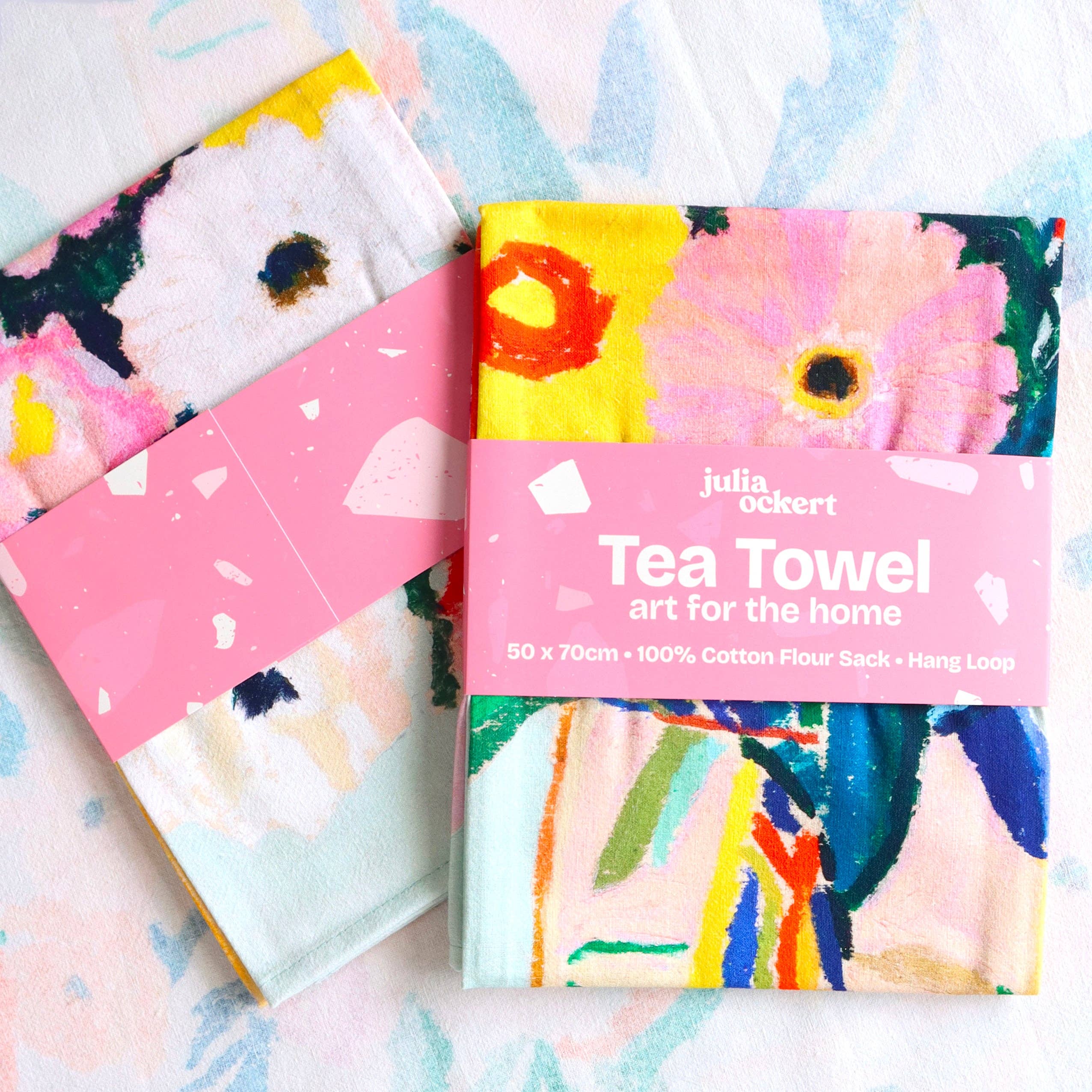 Julia Ockert - Vendita all'ingrosso Strofinacci - Asciugamano da Cucina con Bouquet di Fiori - Decorazione Dopaminica - Decorazione Regalo7