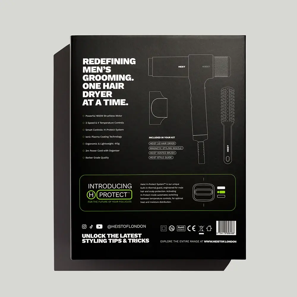 Heist – wholesale Hair dryer – Heist 3.0: Men's Hair Dryer & Styling Kit 3