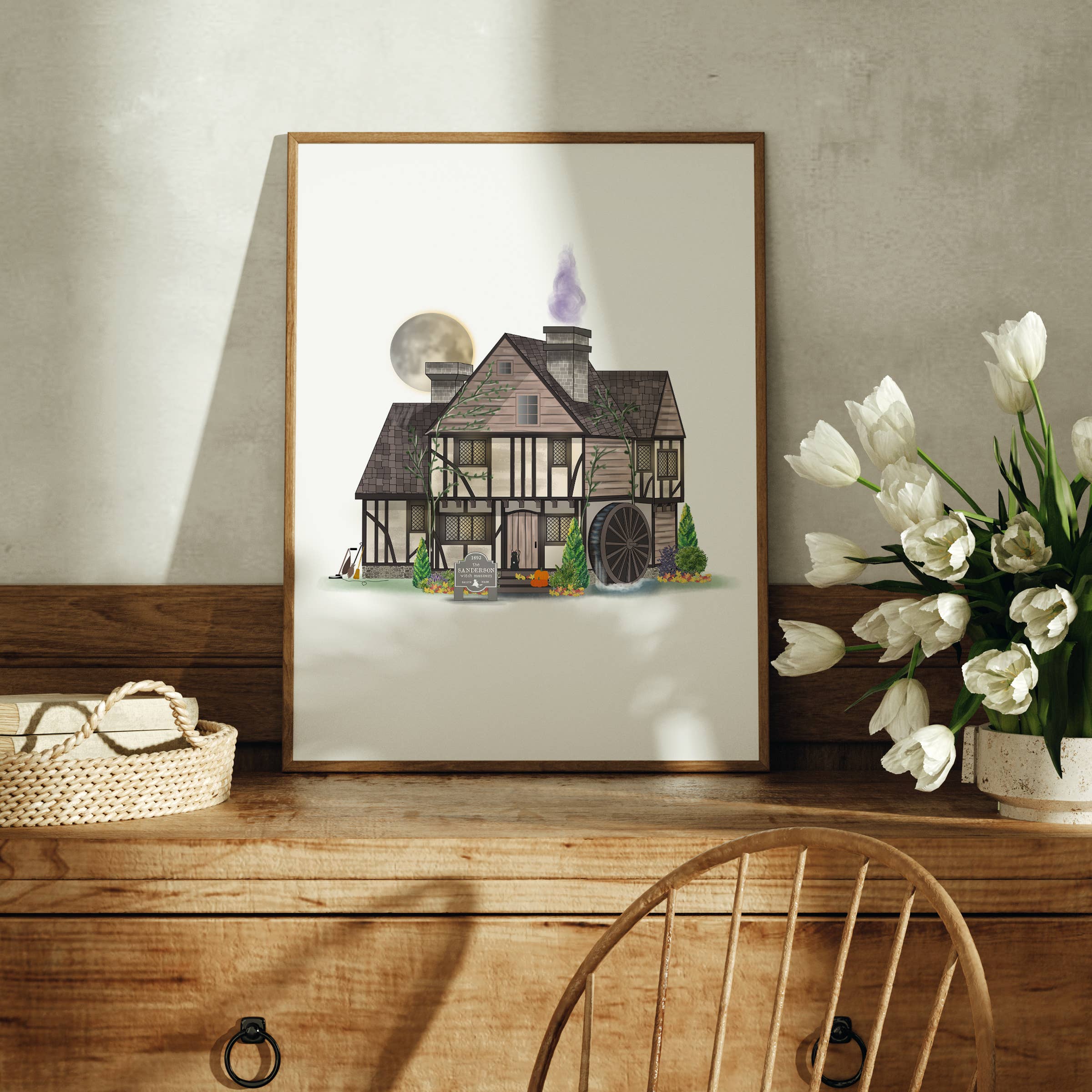Fox Burrow Designs - Wholesale Art Print - Fiction Inspired - Witch's Cottage2