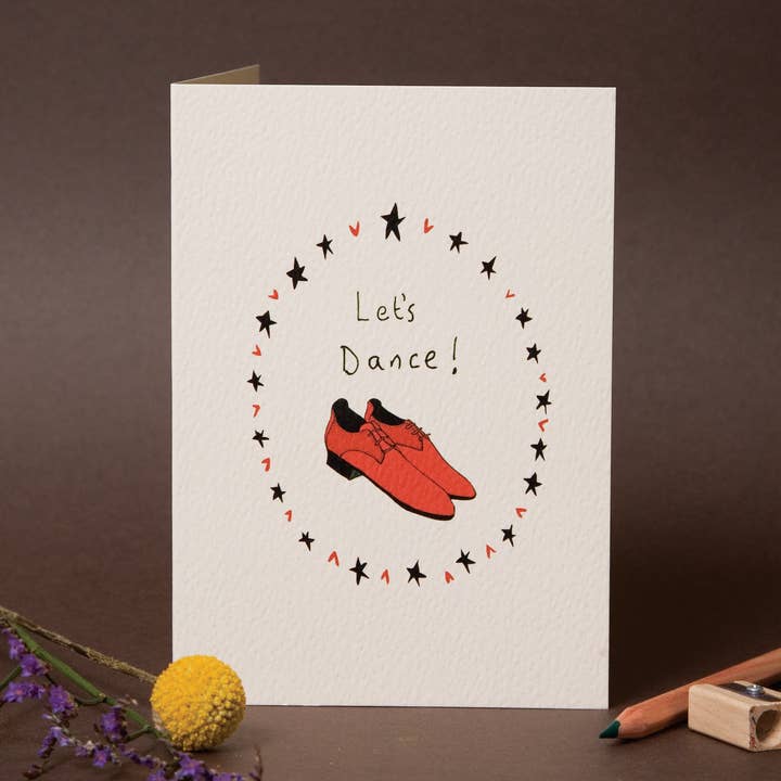Carte Let's Dance Everyday pour la vente par Max Made Me