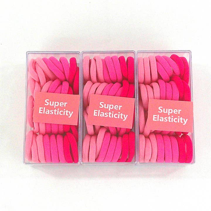 Elastic Mini Hair Tie 32pcs in Per Case RB4228-3 (12PC) and other Purchase Wholesale pink scrunchies. Free Returns & Net 60 Terms on Faire trending on Faire.