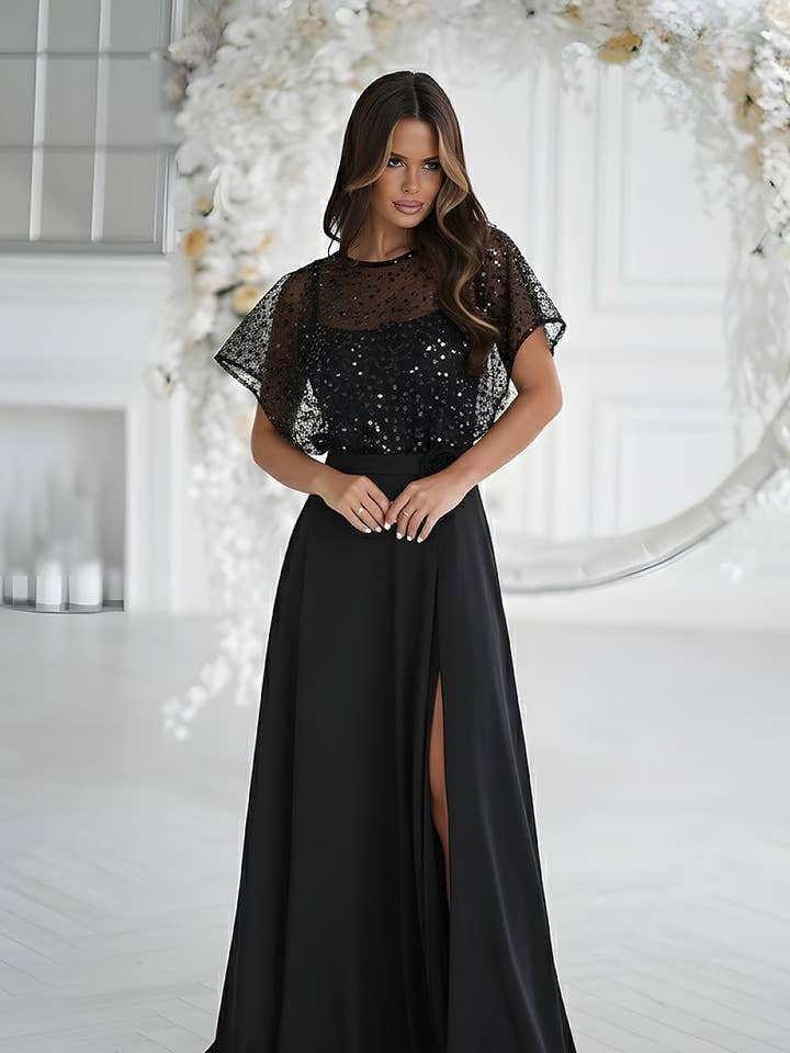 Vestido largo modelo 219685 Bicotone para venta al por mayor de Lieber Deem Marktplatz