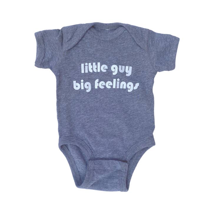 Little Guys Big Feelings- Onesie for wholesale by little imprint