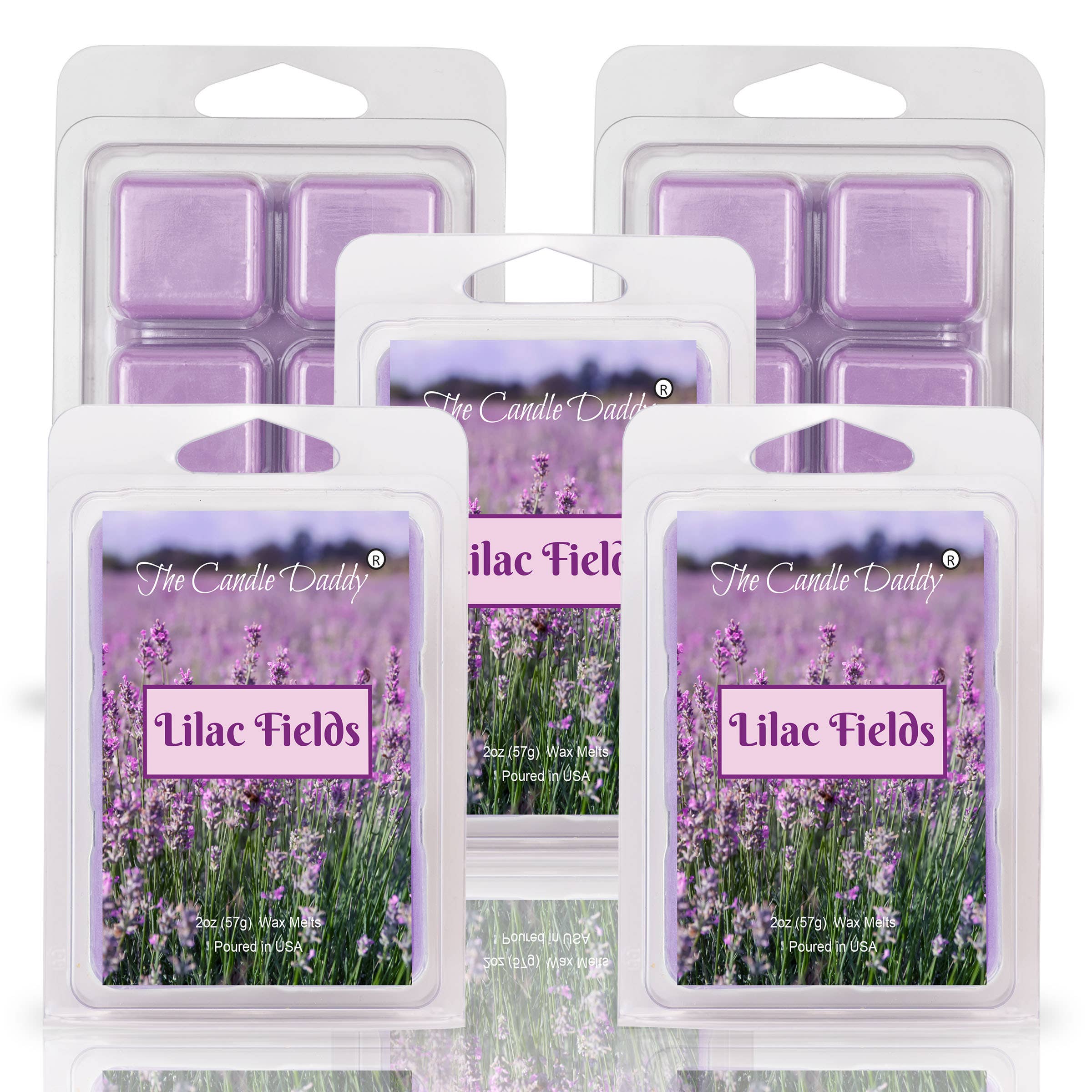 The Candle Daddy - Wholesale Wax Melt - LILAC FIELDS - FLORAL SPRING SCENTED WAX MELT - 1 PACK - 2OZ2