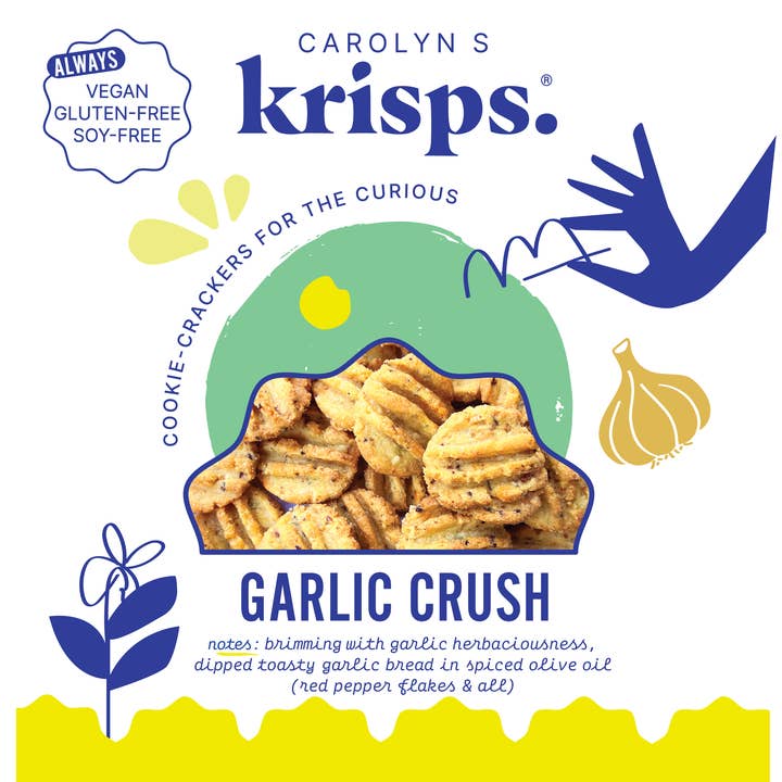 Foodservice Packs - 1 LB - Garlic Crush for wholesale by Carolyn's Krisps