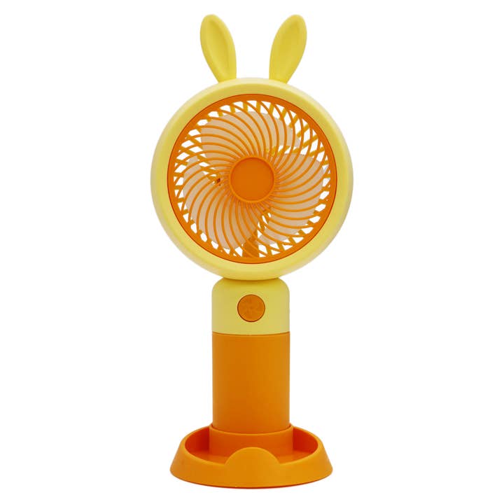 Cap Zone – wholesale Elektrisk handfläkt – Bunny Ear Matte Pastell Handhållen Elektrisk Fläkt - 12 st10