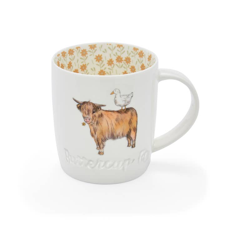 Barrel Mug - Angus Buttercup Farm for wholesale by Cooksmart