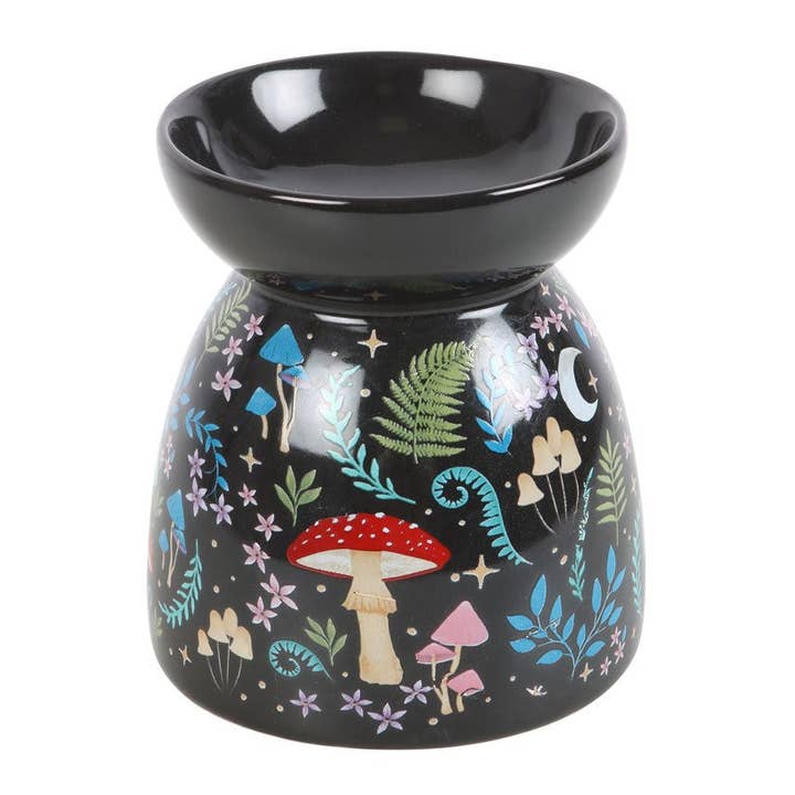 Something Different Wholesale - Wholesale Oil Warmer - Dark Forest Print Oil Burner