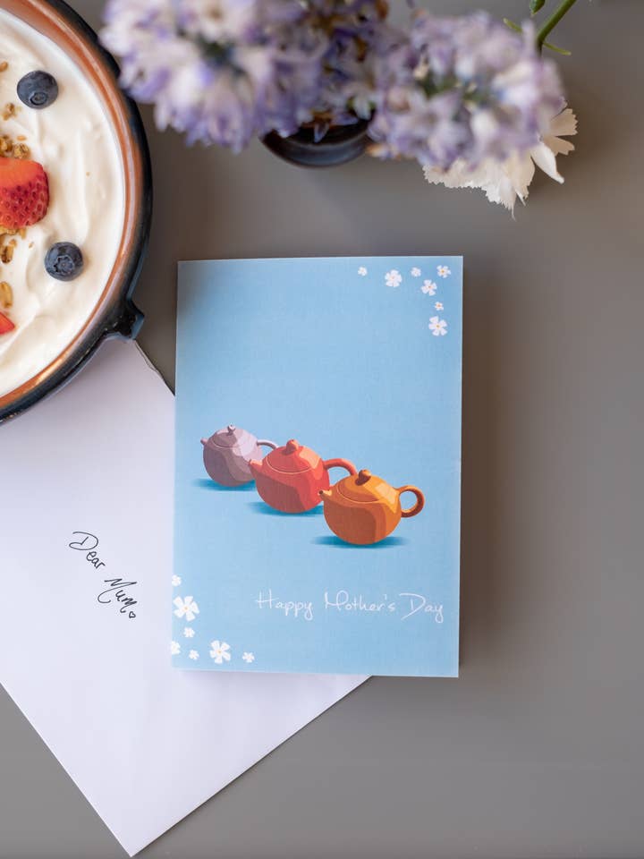Sustainable Mother's Day card, plastic-free, eco-friendly for wholesale by The Yellow Windmill