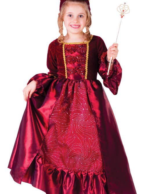 Costume da abito da ballo Belle bordeaux - Bambini per la vendita all'ingrosso da parte di Dress Up America