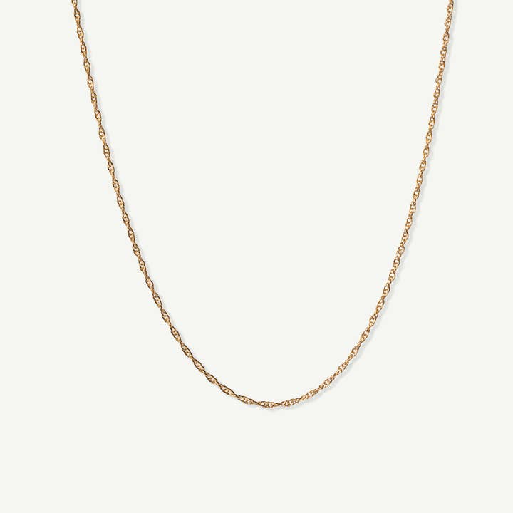 Ropa Gold Filled Layering Chain Necklace for wholesale by LucyKitty Jewelry