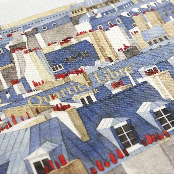 Quartier Libre Papier - Wholesale Notebook - Little Notebook Roofs of Paris Free District3