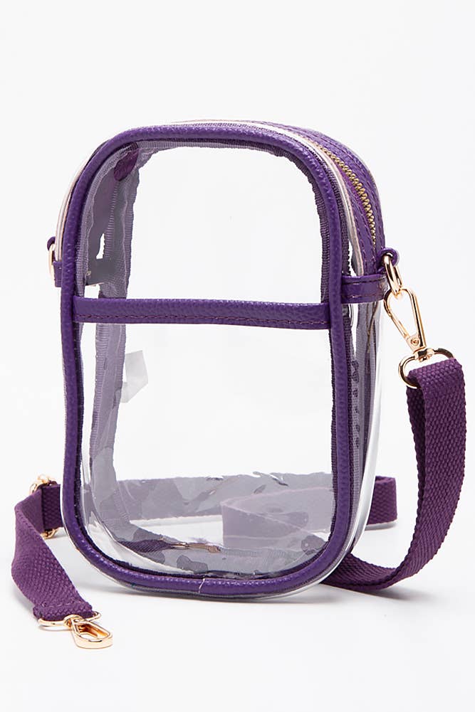 Hana - Venta al por mayor Bandolera - Mujer - Bolsa Crossbody Stadium transparente10