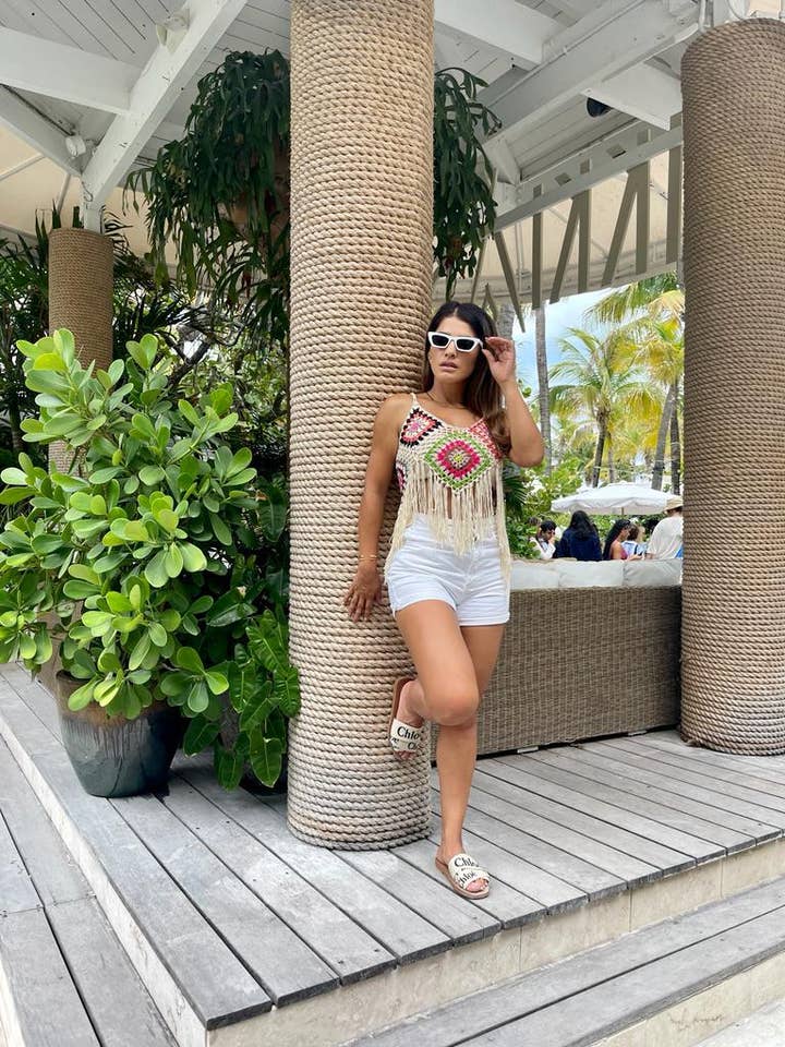 Top en crochet pour femme pour la vente par Dreamer Jeans