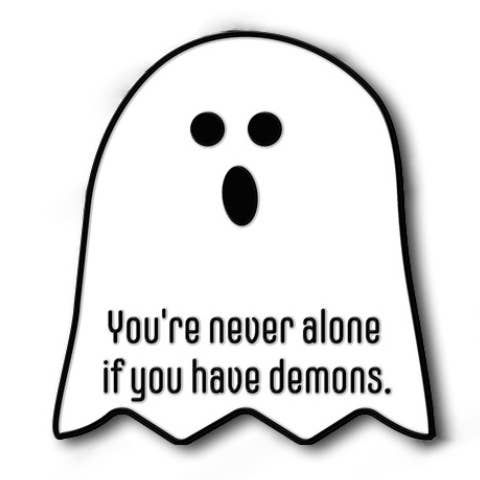 Enamel Pin: Demons for wholesale by Public School Paper Co.