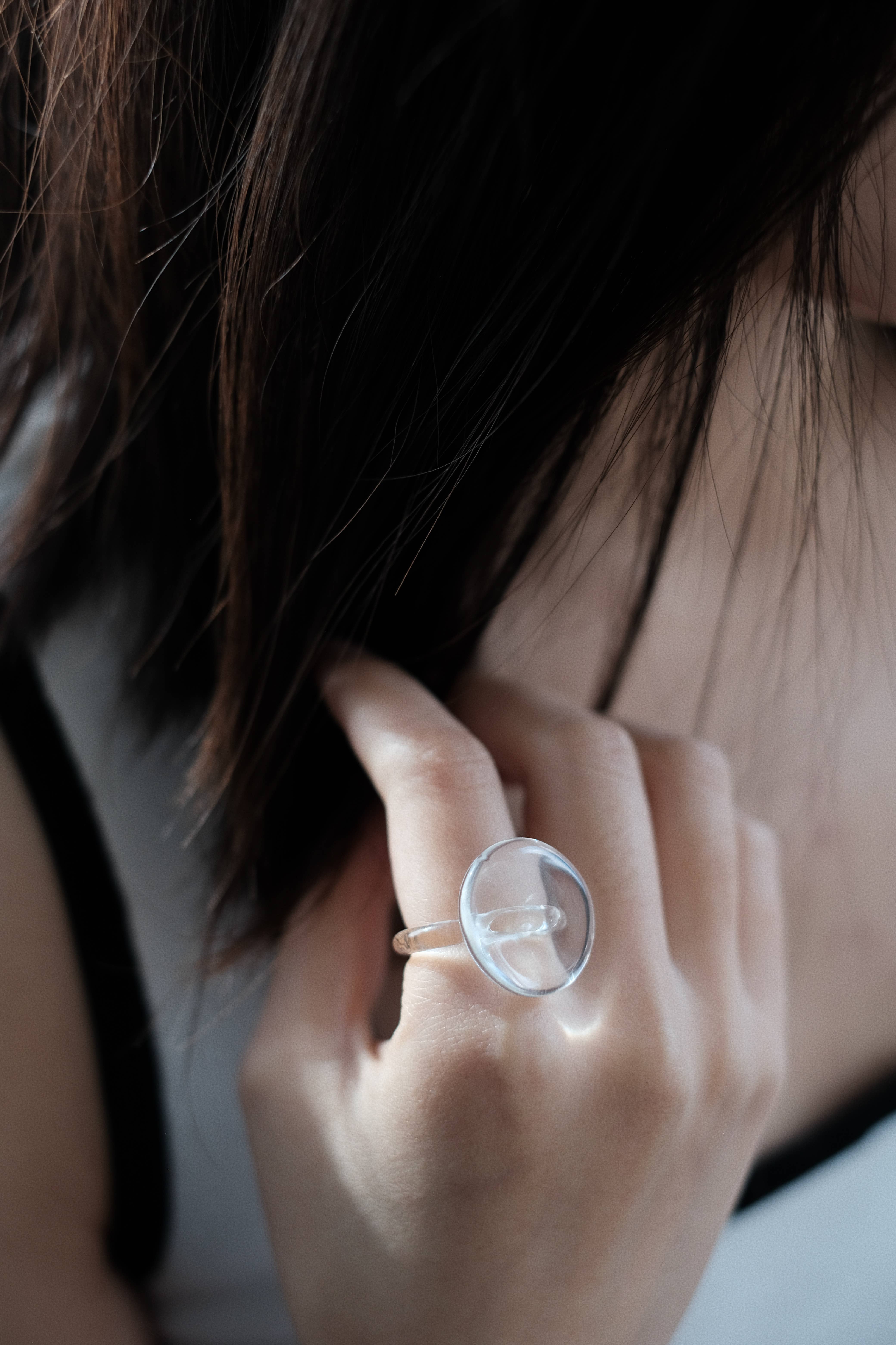 LUMI - Vente Anneau/bague à empiler - Luna1