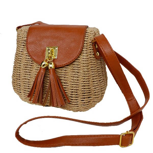 Cap Zone – Großhandel Umhängetasche - Damen – Ovale Korbtasche aus Stroh4