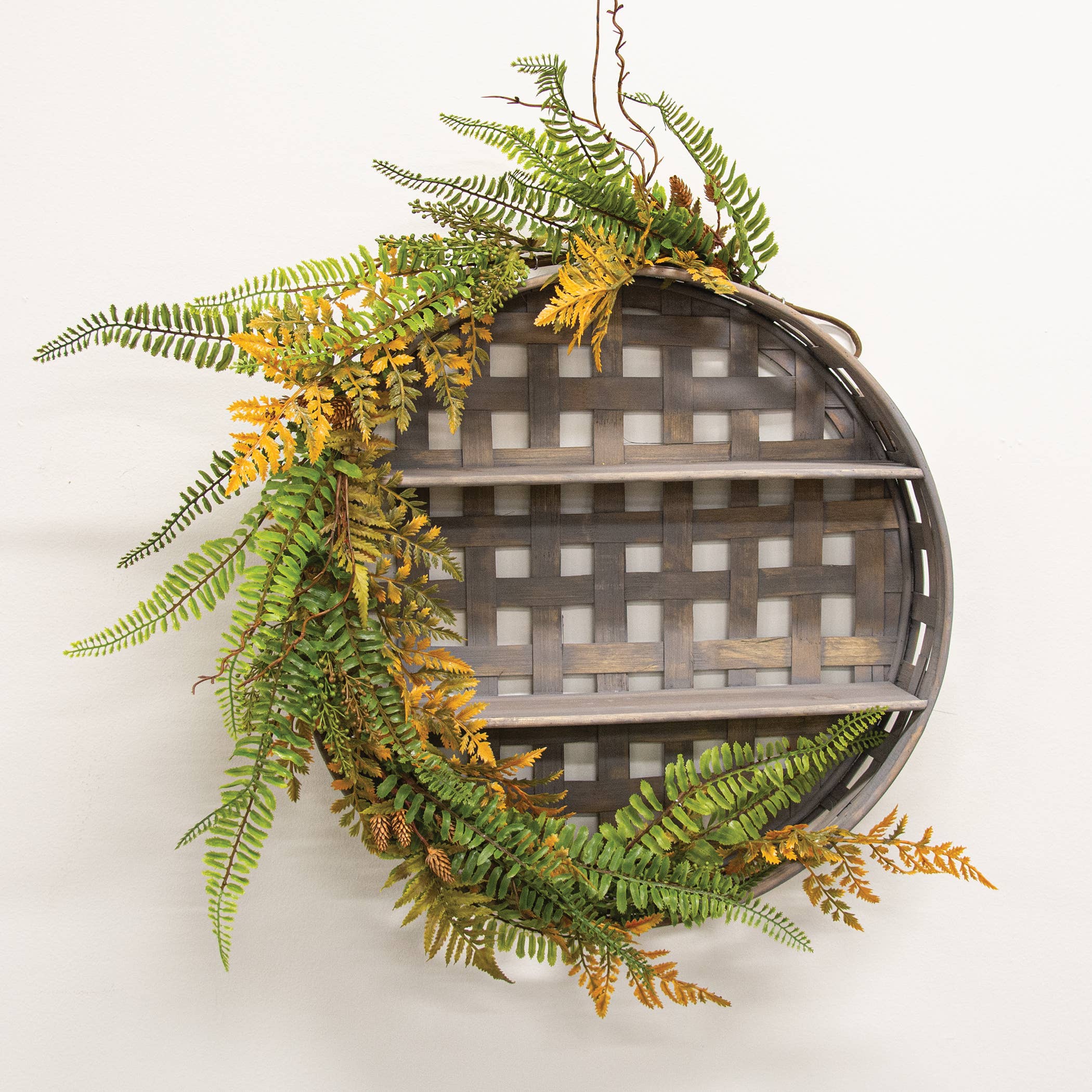 Saybrook Lane - Wholesale Bunting/Garland - Fall Wetland Fern & Wheat Garland - 4 Ft.1