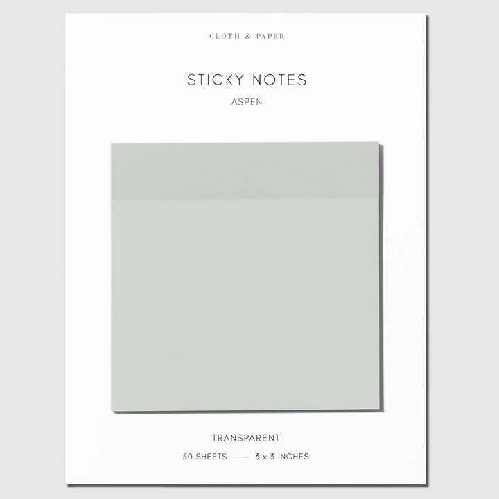 Cloth & Paper - Wholesale Sticky Notes - Transparent Sticky Notes8