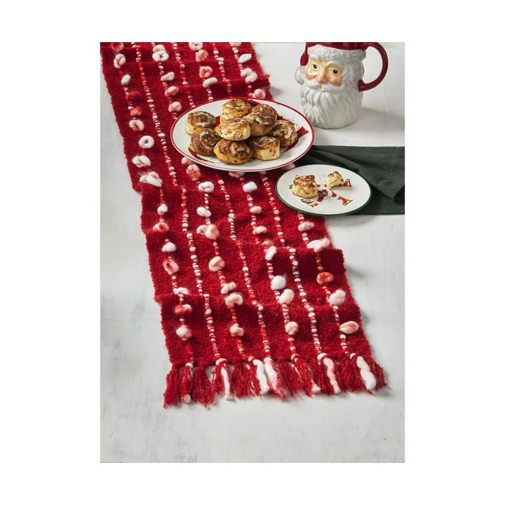 tag - Wholesale Table Runner - Tis The Season Runner Red Cotton Christmas1