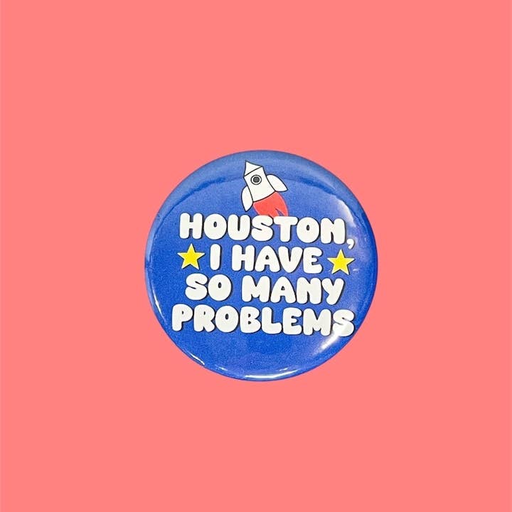 Badge épingle avec citation drôle et relatable pour la vente par Seven Virgo Studios