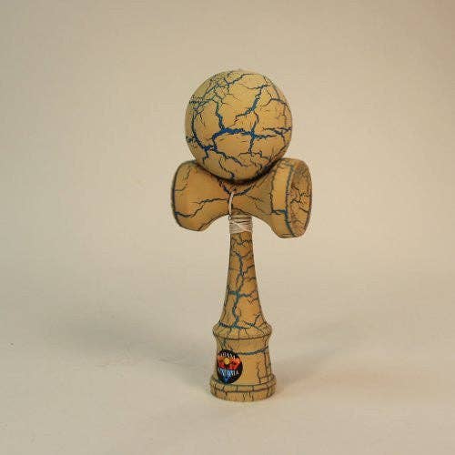 Bahama Kendama Full Crackle - Green over White for wholesale by YoYo Sam