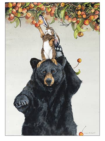 Bearing Bunnies | FMV158 | Artist: Maggie Vandewalle for wholesale by Masala Cards