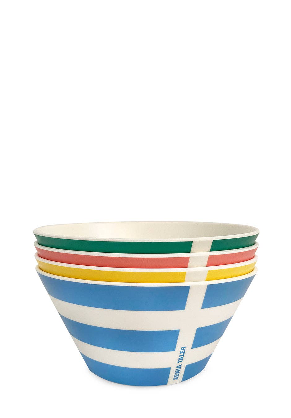 Xenia Taler - Wholesale Bowl - Stripe Bowl Assorted Colours - Set of 42