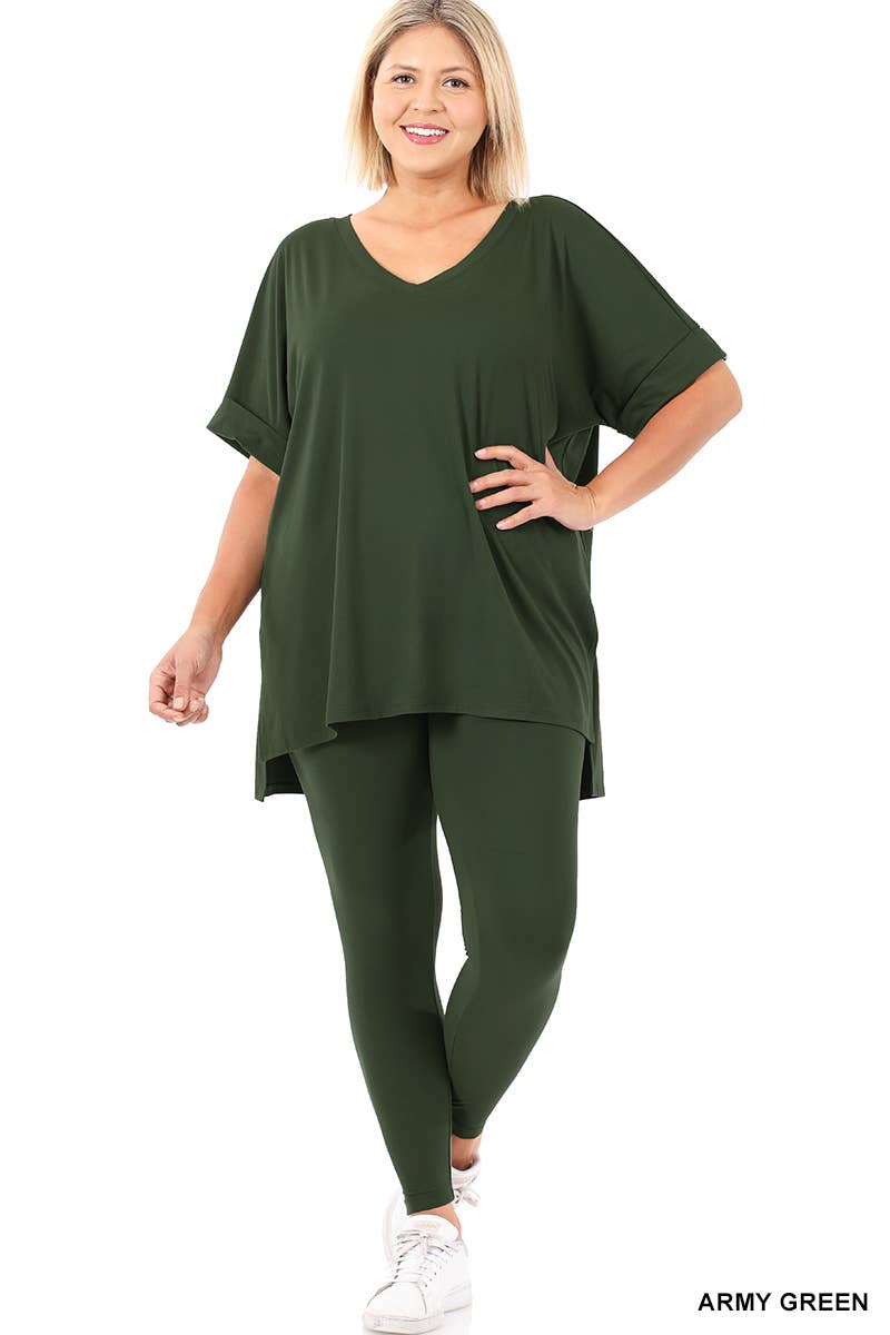 42POPS - Wholesale Lounge Set - Women's - `.Plus Microfiber Lounge Wear 2 Pc Set60