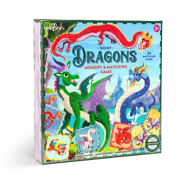 Dragons Shiny Matching Game for wholesale by eeBoo