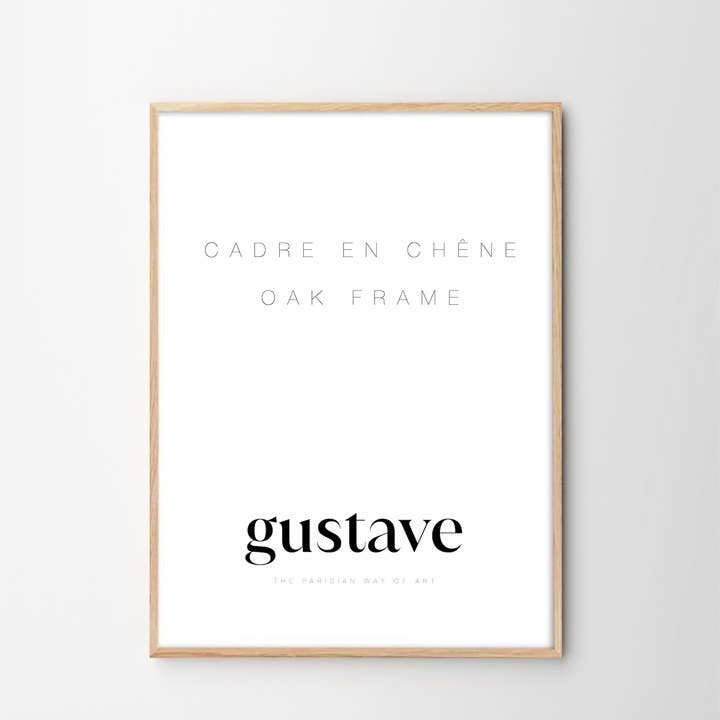 Gustave - Vendita all'ingrosso Cornice portafoto - Cornice in rovere