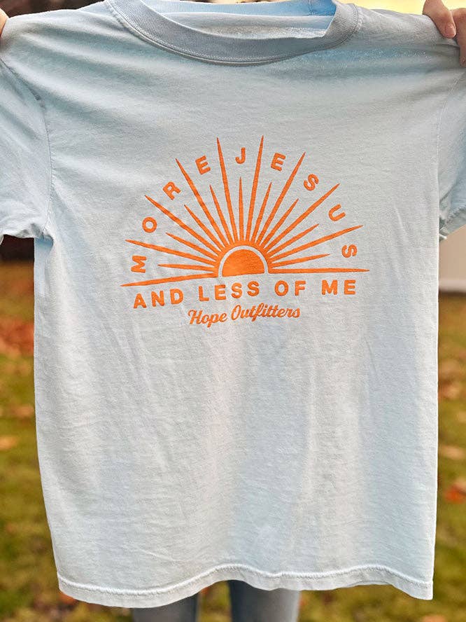 More Jesus & Less of Me Graphic Tee for wholesale by Hope Outfitters