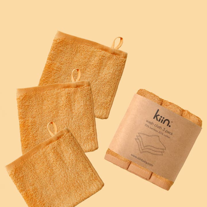 Kiin Baby - Wholesale Wash Cloth - Kids & Baby - Wash Cloths 3 Pack