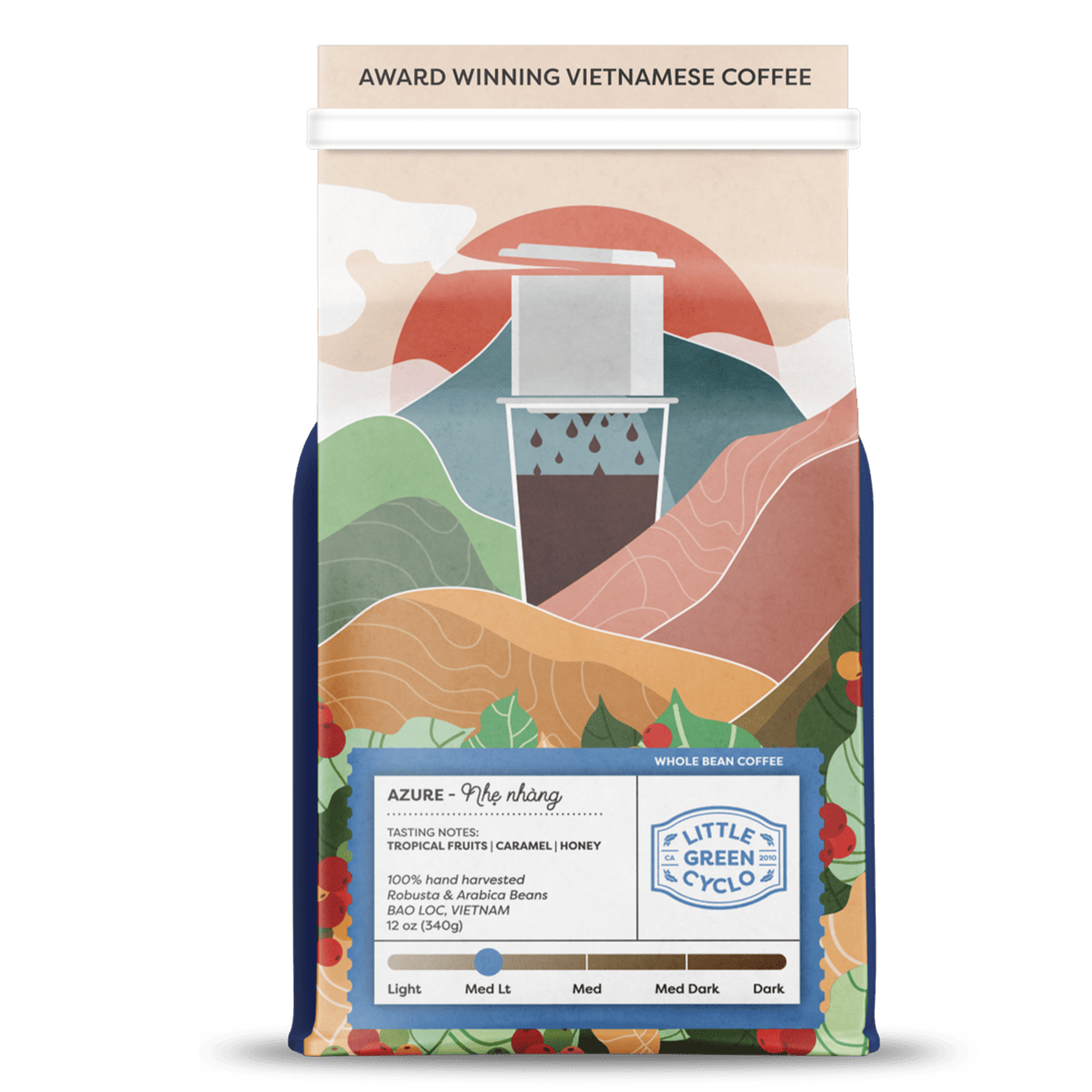 Little Green Cyclo - Wholesale Coffee Beans - Azure Blend - Vietnamese Specialty Premium Beans1