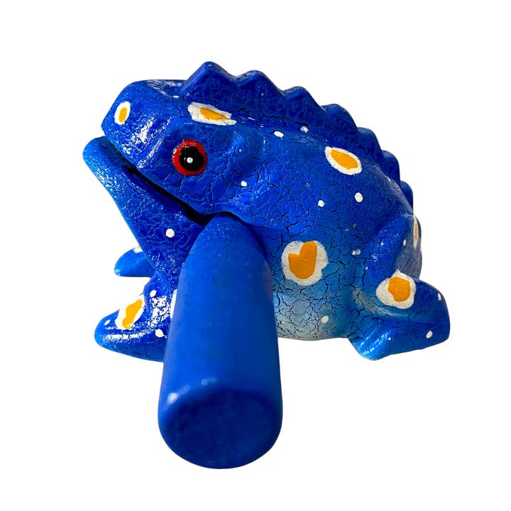 Instrument de percussion grenouille musicale en bois d'hiver de 1,5" pour la vente par Music Frog Co