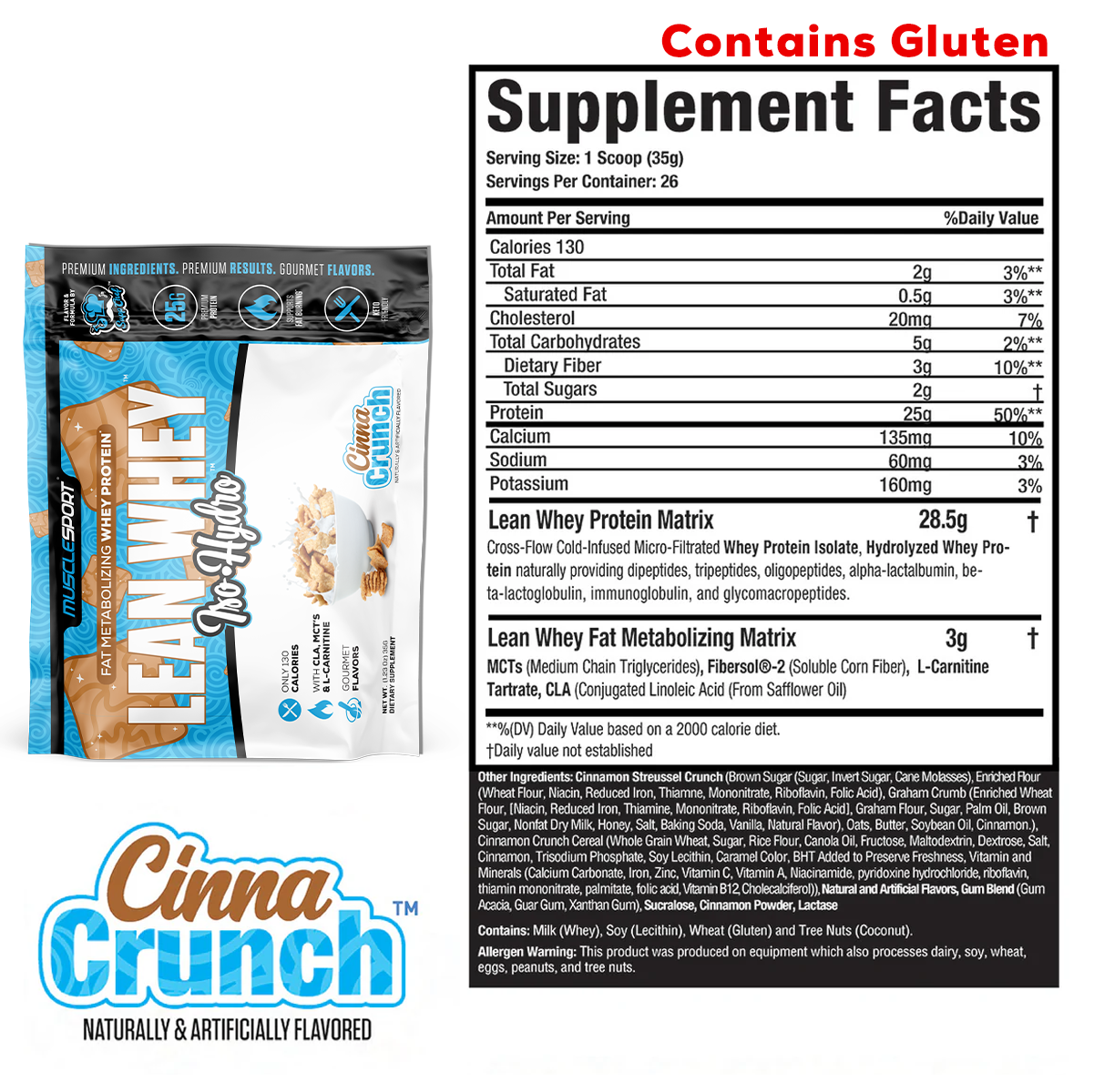 MuscleSport - Wholesale Protein/superfood powder - Lean Whey® Single Serve Packets14