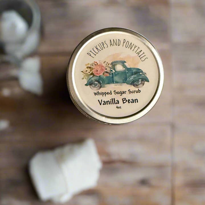 Vanillebonen slagroom suiker scrub voor wholesale door Pickups And Ponytails