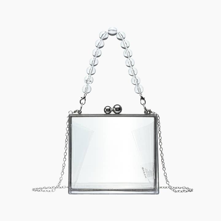 Like Dreams - Wholesale Clutch Bag - Women's - Bella Top Handle Clear Clutch