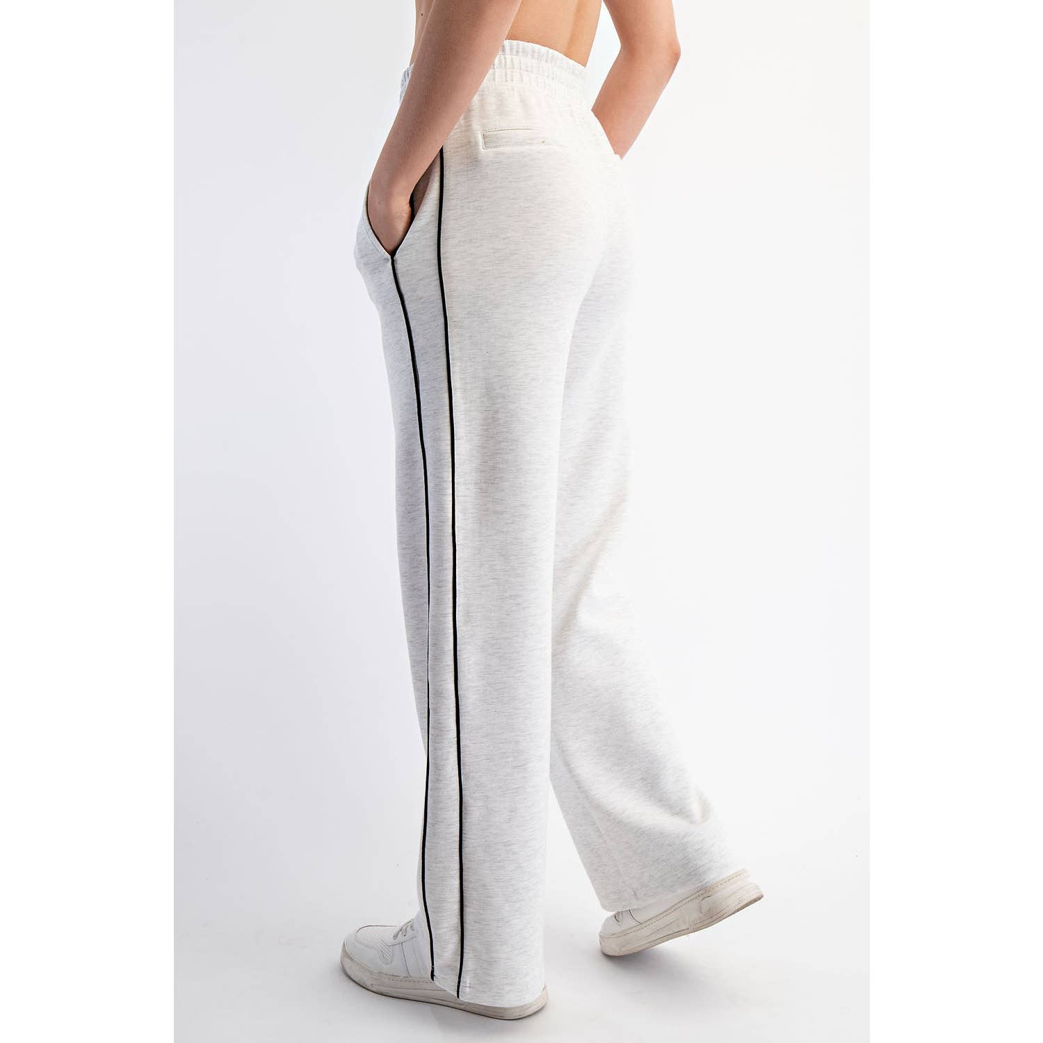 Rae Mode - Wholesale Athletic Pants - Women's - MODAL SCUBA TWO STRIPE PIPING STRAIGHT PANT26